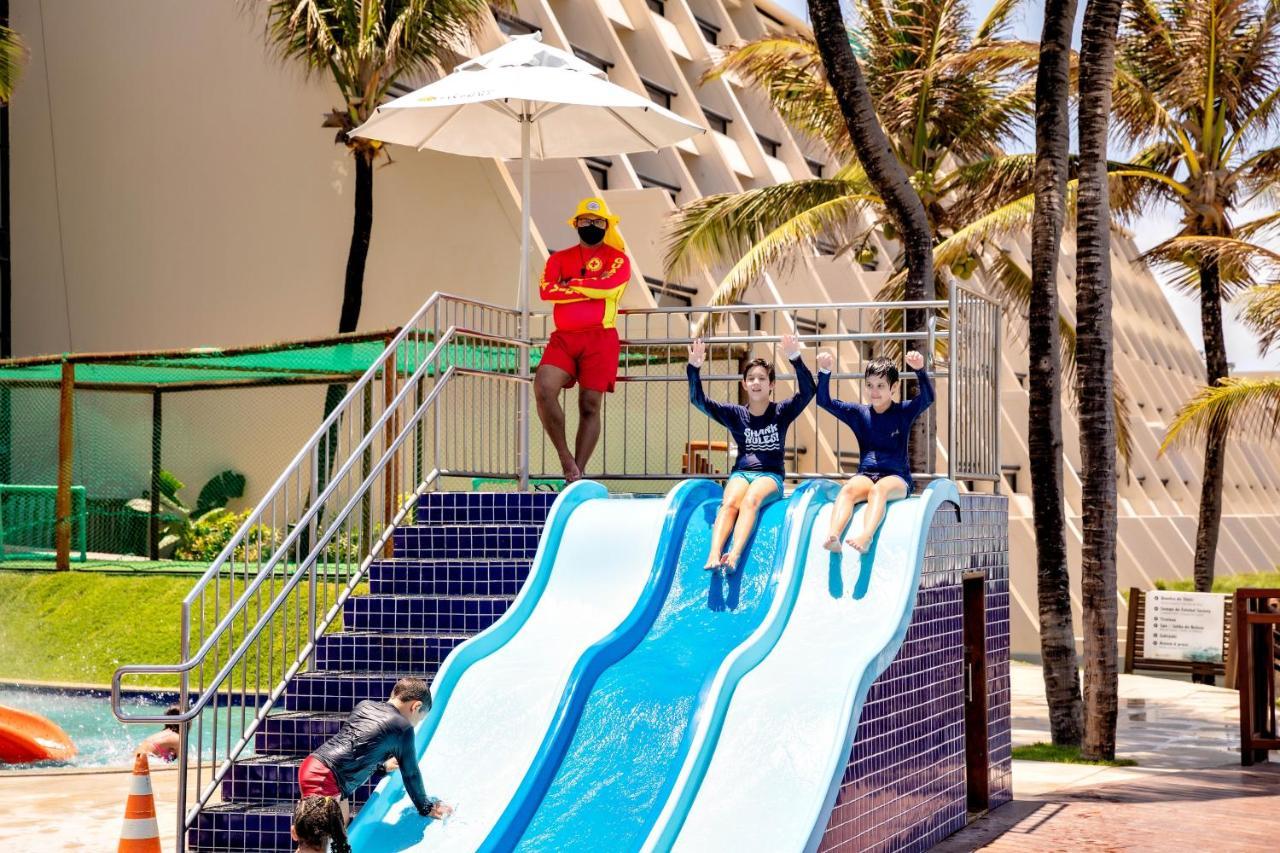 Ocean Palace All Inclusive Premium Natal Exteriör bild The water slide at the pool